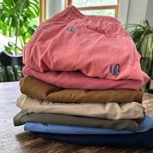 Vineyard Vines Pink and Brown Casual Shorts